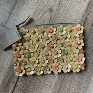 Anthropologie Sequin Clutch Pouch
